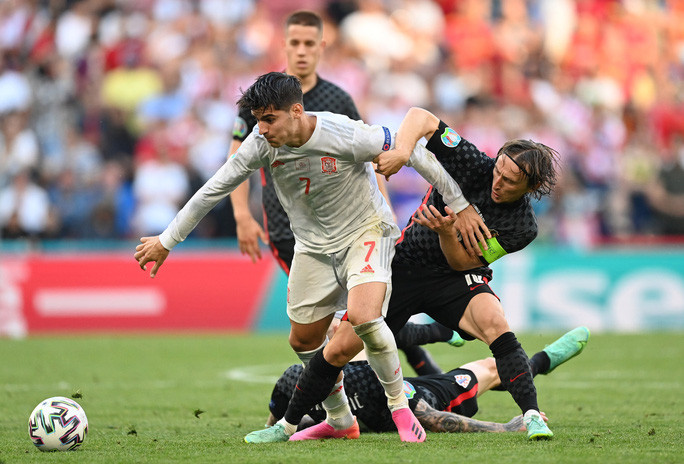 ...không thể cản bước Morata