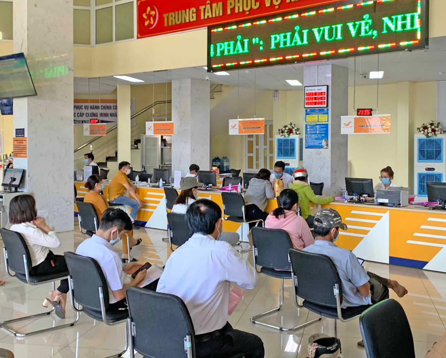 Việc triển khai thí điểm Hệ thống Thông tin dịch vụ công 1022 tỉnh Gia Lai được bắt đầu từ ngày 17-5-2021. Ảnh Hà Duy