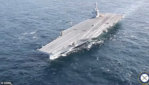 USS Gerald R. Ford là chiếc đầu tiên của lớp tàu sân bay Gerald R. Ford (còn gọi là lớp Ford). Ảnh: USNI