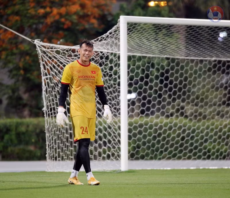 Thủ môn Tấn Trường. Ảnh: VFF