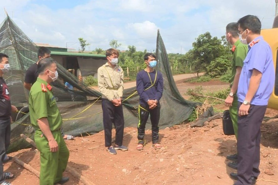 Hiện trường vụ việc. Ảnh: T.X