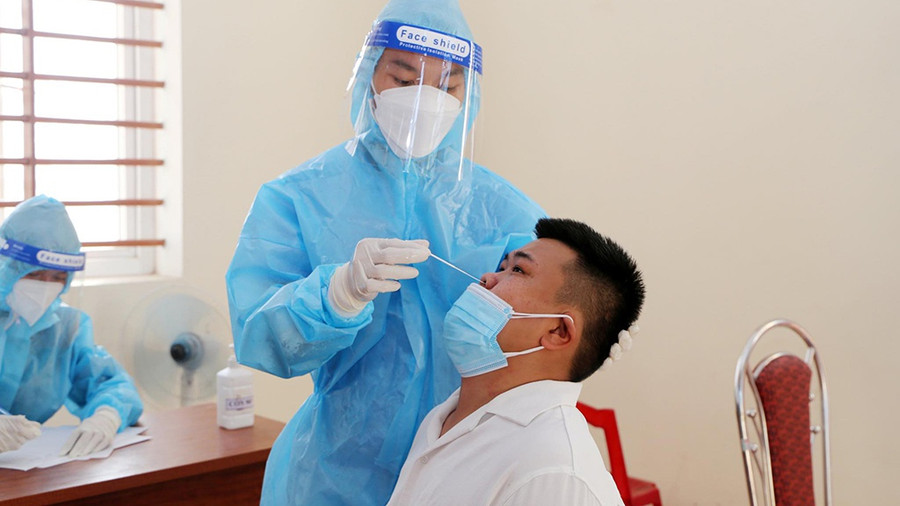 Tính từ 4.6 đến nay, tỉnh Hà Tĩnh đã có 65 ca nhiễm Covid-19. Ảnh Phạm Đức  Tính từ 4.6 đến nay, tỉnh Hà Tĩnh đã có 65 ca nhiễm Covid-19. Ảnh Phạm Đức