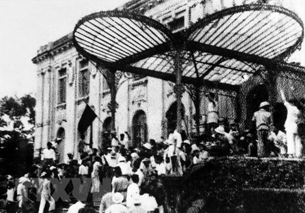  Cách mạng Tháng Tám 1945 mở ra một thời đại mới ở Việt Nam, thời đại nhân dân Việt Nam làm chủ đất nước, làm chủ vận mệnh của chính mình. (Ảnh: TTXVN)