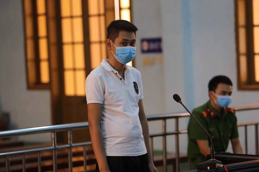 Bị cáo Nguyễn Hữu Sang bị tuyên án 3 năm 6 tháng tù. Ảnh: Lê Văn Ngọc