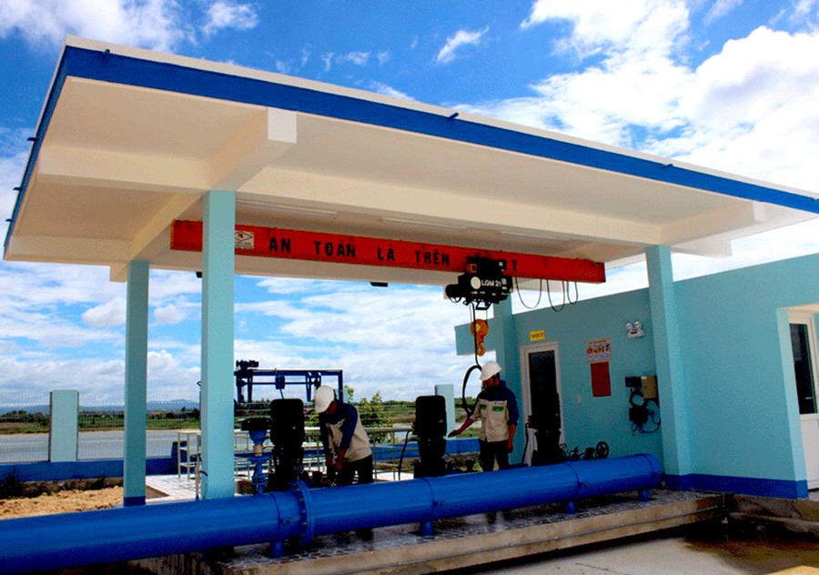  Thị xã An khê thường xuyên có những văn bản chỉ đạo, các xã, phường hỗ trợ Công ty cổ phần nước Sài Gòn-An Khê trong việc tiêu thụ nước sạch. Ảnh: Ngọc Minh