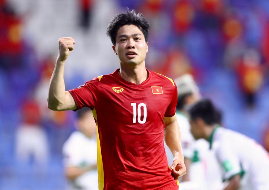 Công Phượng lại lập công trên đất UAE. ẢNH: NGỌC LINH