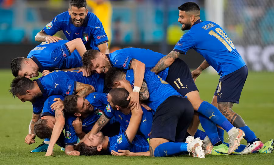 Đội tuyển Ý đang thực sự đem lại niềm vui bóng đá cho tất cả những ai theo dõi. Ảnh: REUTERS