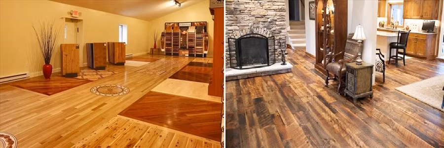 Sàn gỗ tự nhiên có màu vân gỗ đẹp mắt, chất lượng tốt, có khả năng cách điện, cách nhiệt, rất thân thiện với môi trường. Đồ họa: M.H