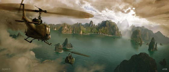 Bối cảnh trong phim ''Koong- Đảo đầu lâu'' Bối cảnh trong phim ''Koong- Đảo đầu lâu''