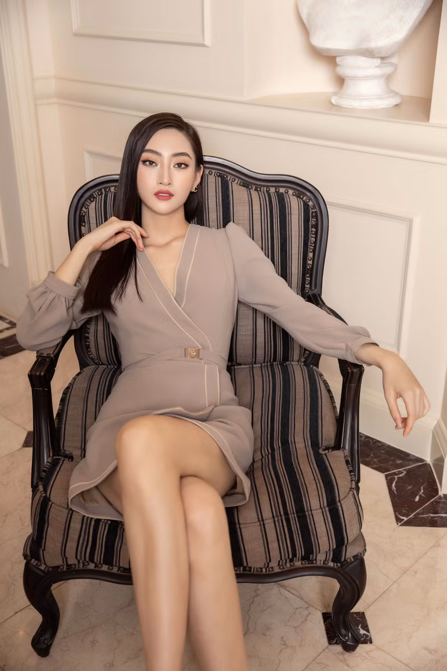 ... Qua đó Lương Thùy Linh cũng hi vọng sẽ truyền cảm hứng cho giới trẻ nhiều hơn. ẢNH: TÂN LÊ