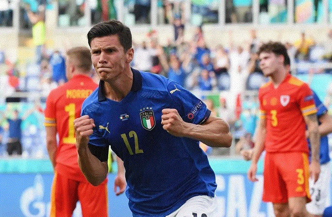 Pha lập công của Matteo Pessina giúp Ý đánh bại xứ Wales 1-0