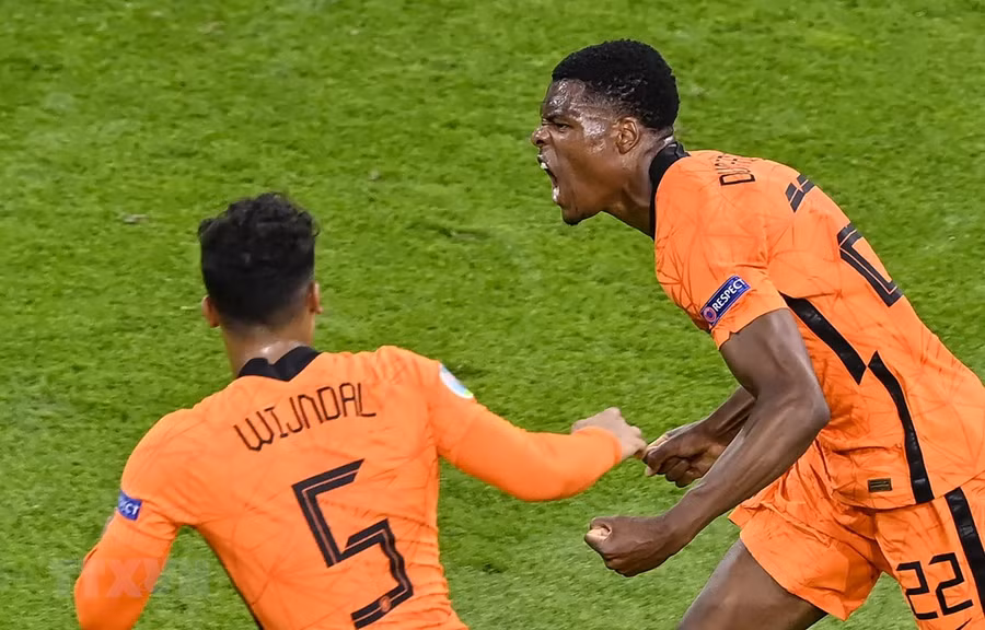 Hà Lan hứa hẹn sẽ tiếp tục bùng nổ ở EURO 2020. (Ảnh: AFP/TTXVN)