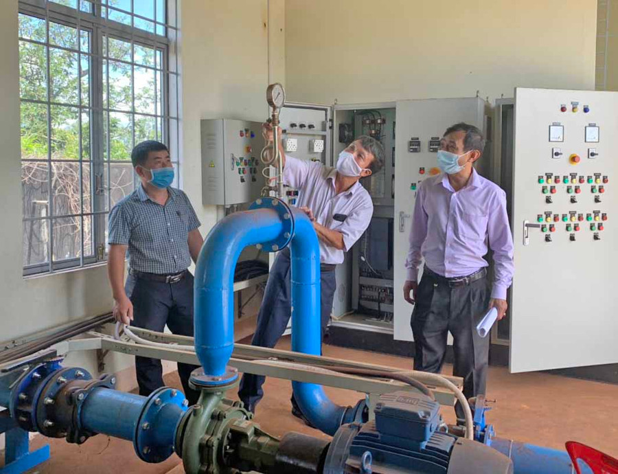 Công trình cấp nước sạch tập trung tại huyện Đak Đoa. Ảnh: Nhật Hào