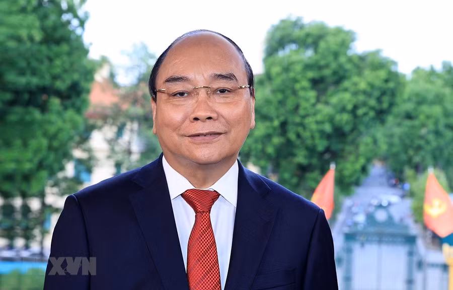 Chủ tịch nước Nguyễn Xuân Phúc. (Ảnh: Thống Nhất/TTXVN)