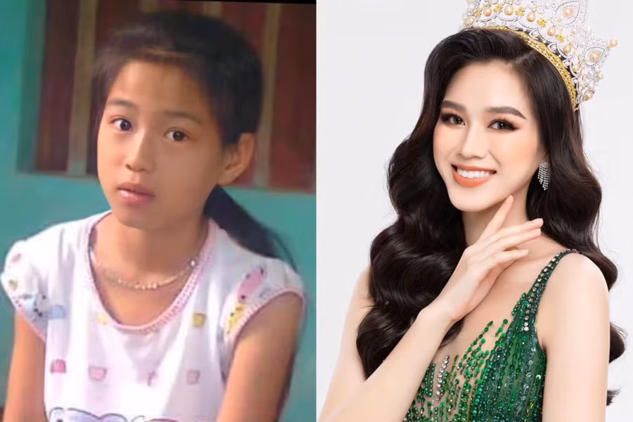 Đỗ Thị Hà sở hữu vẻ ngoài đáng yêu lúc bé. Bản thân người đẹp luôn trân trọng khoảng thời gian này và không hề ngại khi bị gọi “hoa hậu quê mùa