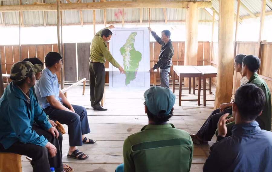 Nhờ nguồn kinh phí từ chính sách chi trả DVMTR công tác quản lý, bảo vệ rừng trên địa bàn có nhiều chuyển biến tích cực