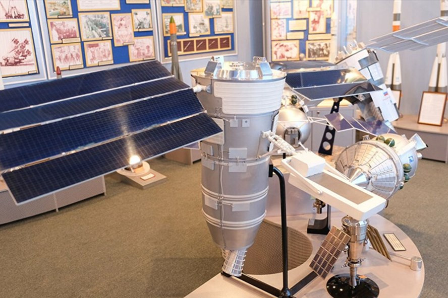 Mô hình vệ tinh Resurs-P của Nga. Ảnh: Roscosmos