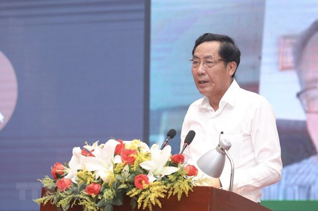 Chủ tịch Hội Nhà báo Việt Nam Thuận Hữu phát biểu. (Ảnh: Minh Quyết/TTXVN) Chủ tịch Hội Nhà báo Việt Nam Thuận Hữu phát biểu. (Ảnh: Minh Quyết/TTXVN)