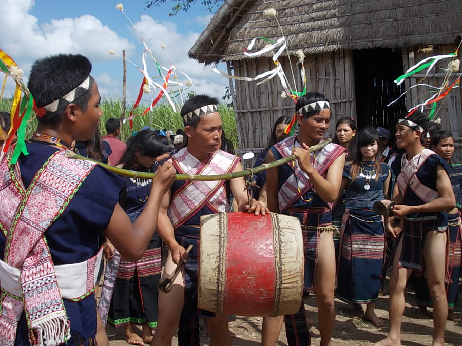 Nét văn hoá cộng đồng của người dân tộc thiểu số. Ảnh: Thanh Nhật