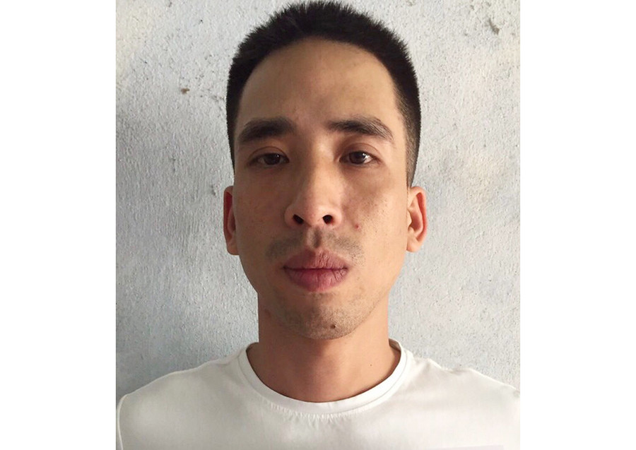 Đối tượng Lê Xuân Bách đang bị tạm giữ hình sự. Ảnh: Văn Ngọc