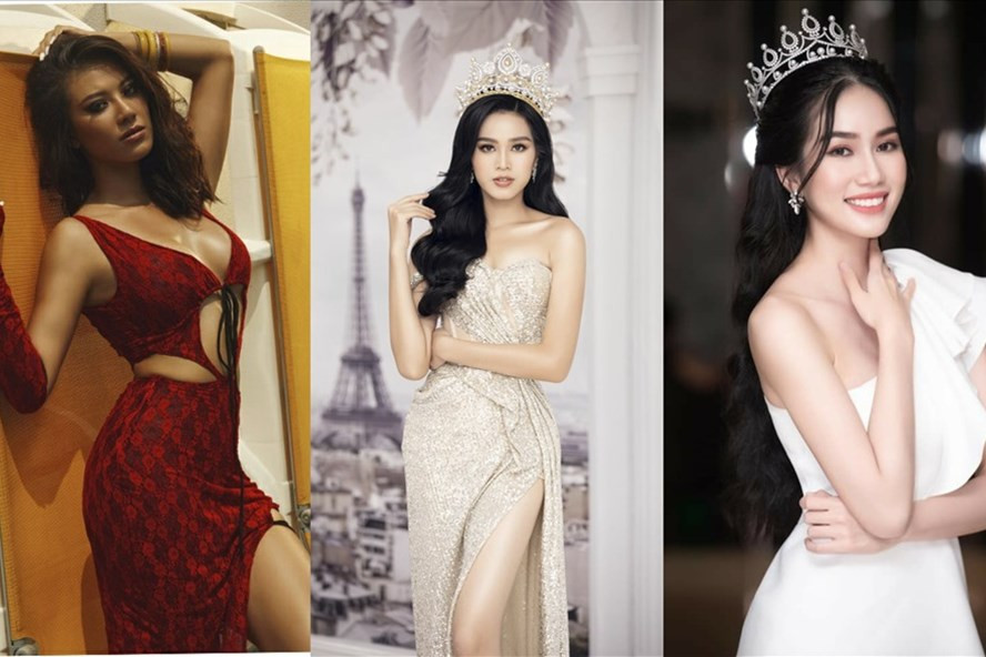 Các nàng hậu sẽ đại diện thi nhan sắc quốc tế sắp tới. Ảnh: MU, SV.
