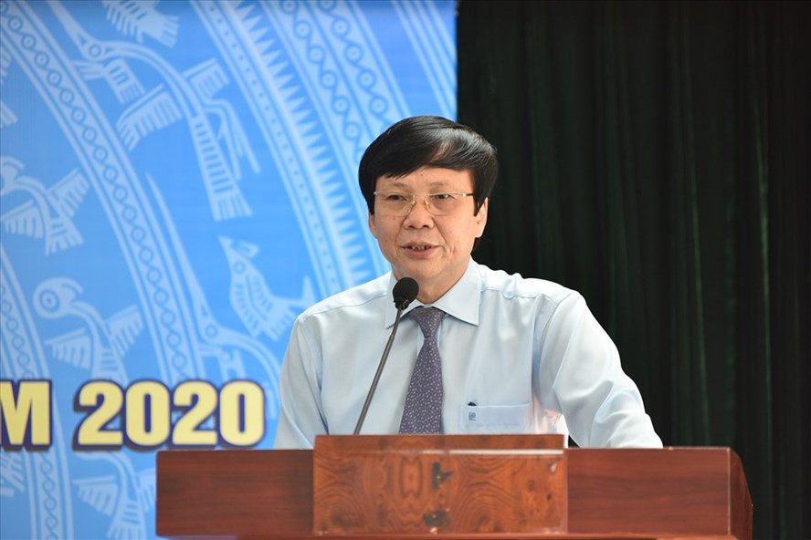  Ông Hồ Quang Lợi thông tin tại buổi họp báo. Ảnh: P.Đ