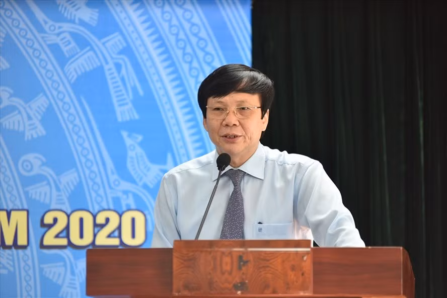  Ông Hồ Quang Lợi thông tin tại buổi họp báo. Ảnh: P.Đ