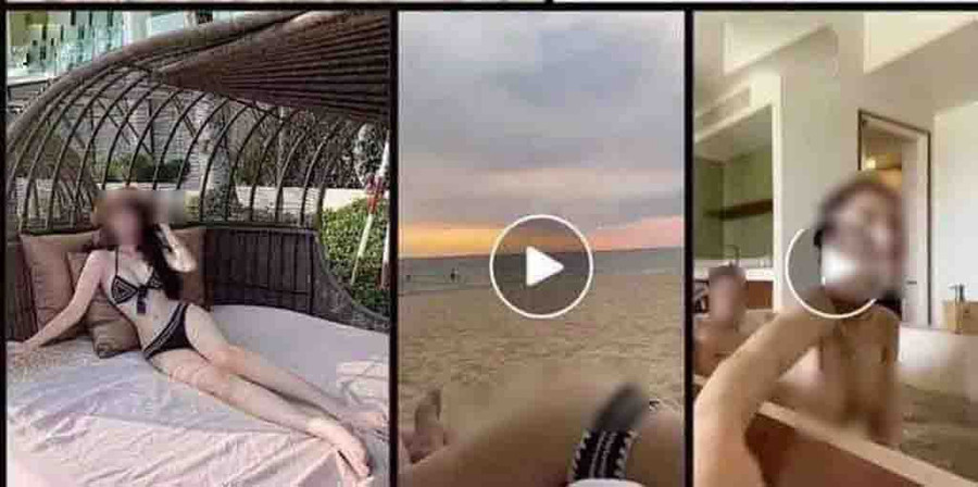 Mạng xã hội gần đây lan truyền clip, hình ảnh nhạy cảm của một diễn viên - ẢNH: CHỤP MÀN HÌNH