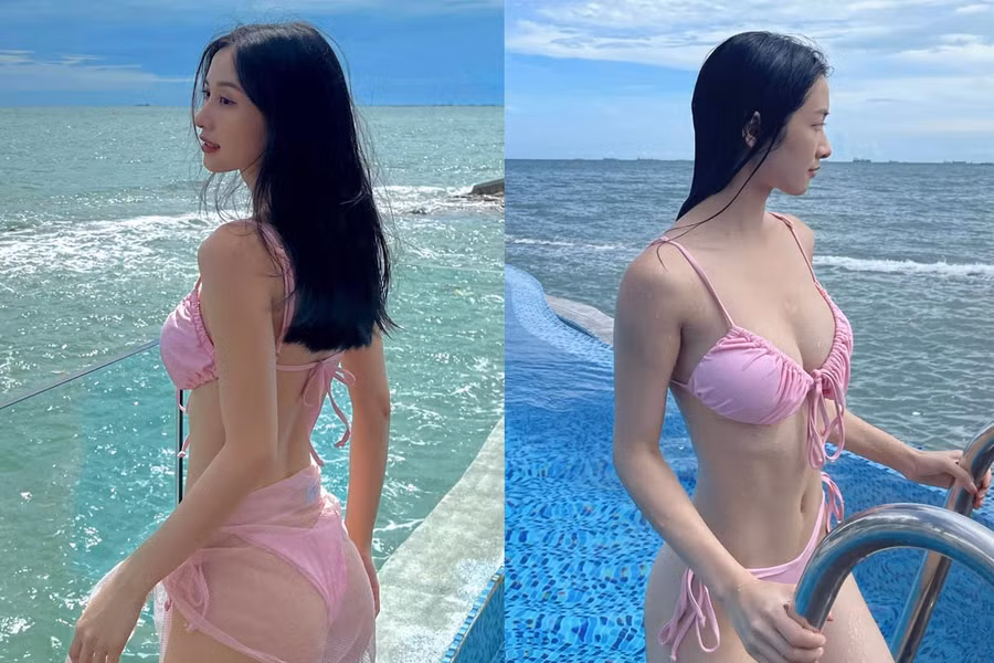  Không chỉ gây thương nhớ bởi nhan sắc dịu dàng, Jun Vũ còn sở hữu body quyến rũ - Ảnh: FBNV