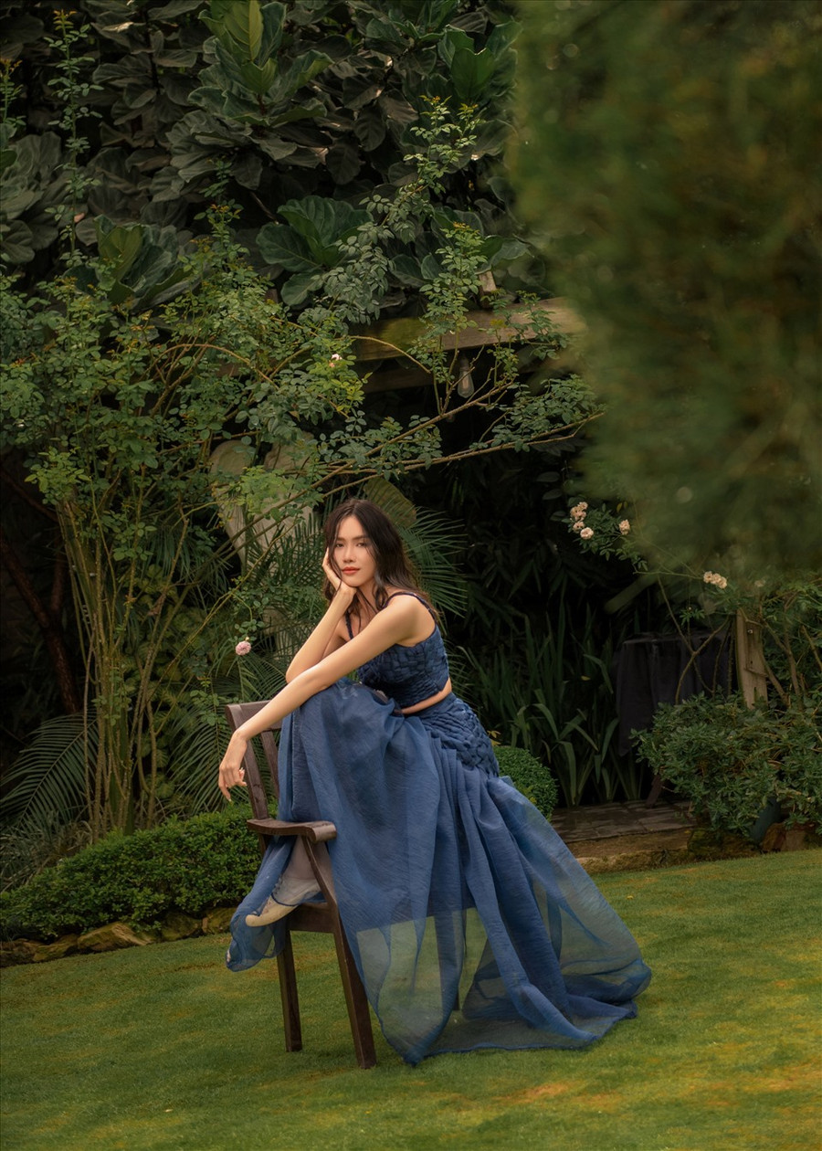 Đại diện cho vẻ đẹp tri thức, Phạm Ngọc Phương Anh được đông đảo công chúng ủng hộ khi giành ngôi vị Á hậu tại Hoa Hậu Việt Nam 2020. Ảnh: Huỳnh Trí Nghĩa.