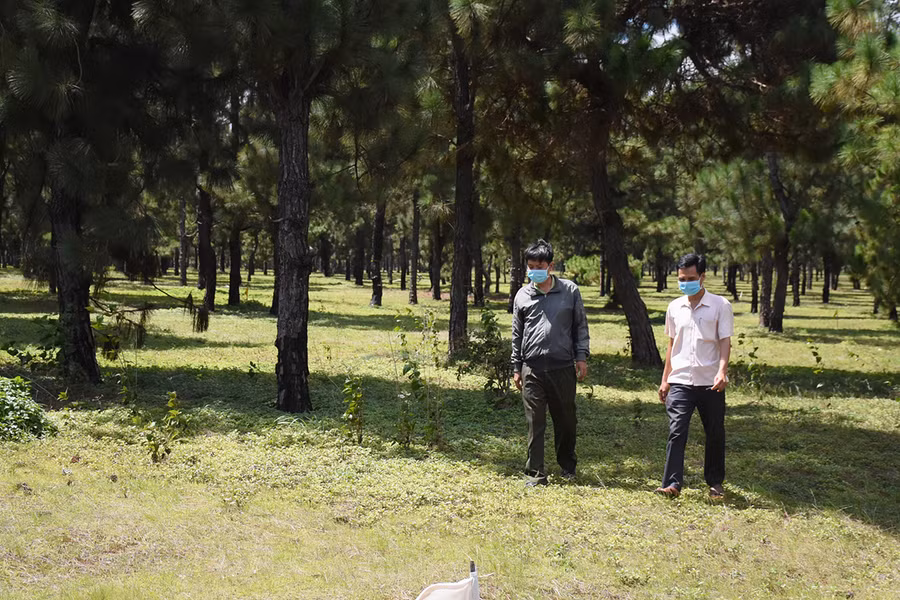  Một phần dự án sân golf Đak Đoa triển khai trên địa bàn xã Glar. Ảnh: Minh Nguyễn