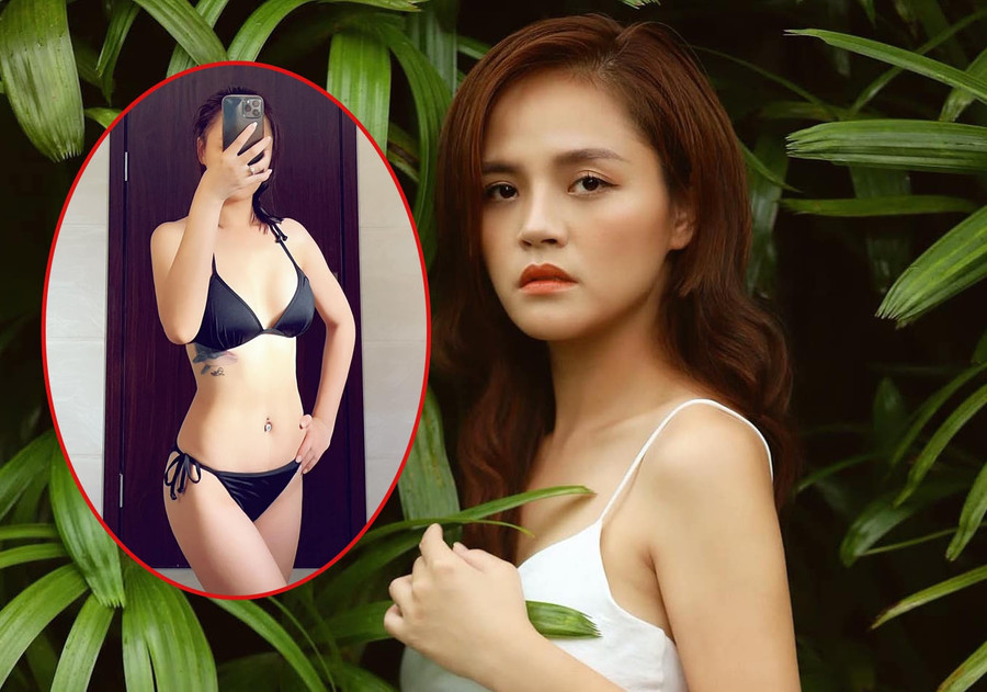 Dáng nóng bỏng của diễn viên 'Về nhà đi con'. ẢNH: FBNV