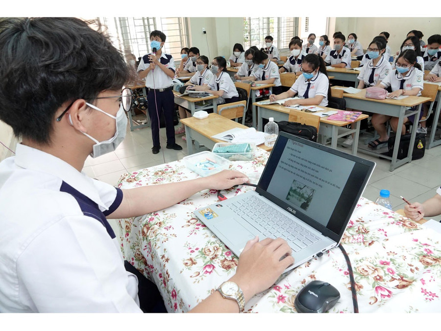  Quan điểm lấy học sinh làm trung tâm ngày càng thể hiện rõ hơn trong công cuộc đổi mới căn bản, toàn diện giáo dục Việt Nam - Ảnh: ĐÀO NGỌC THẠCH