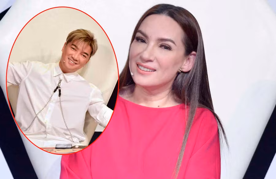 Phi Nhung khẳng định trong mắt mình, Đàm Vĩnh Hưng mặc gì cũng đẹp. ẢNH: BTC