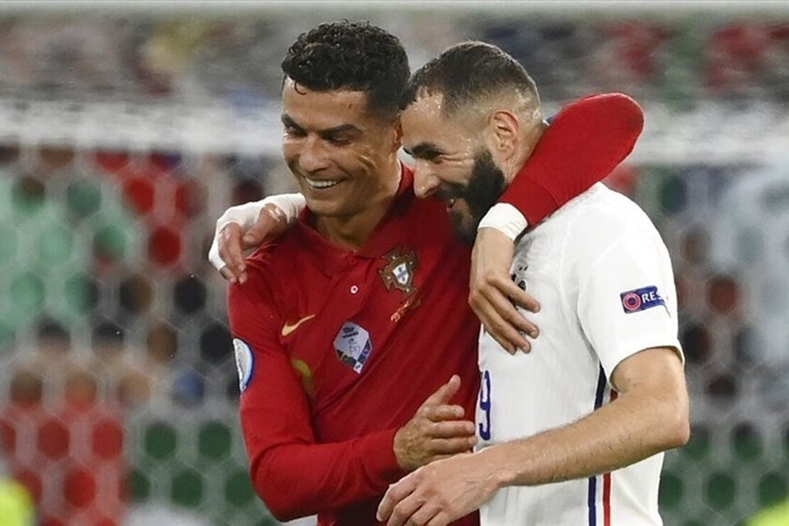 Ronaldo và Benzema đã có màn trình diễn siêu đẳng. Ảnh: EURO 2020.