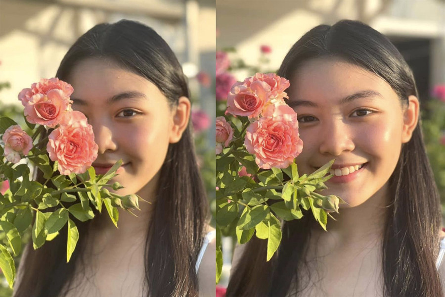 Lọ Lem ghi điểm bởi vẻ dịu dàng, nữ tính, đặc biệt là nụ cười rạng rỡ. ẢNH: FBNV