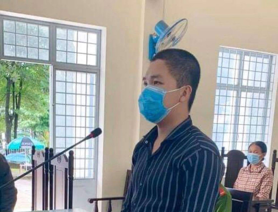 Bị cáo Hà Văn Minh tại phiên tòa xét xử sơ thẩm.Ảnh: V.H Bị cáo Hà Văn Minh tại phiên tòa xét xử sơ thẩm.Ảnh: V.H