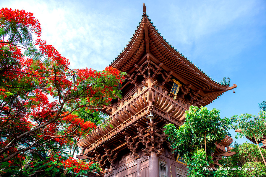 Một góc chùa Minh Thành. Ảnh Đào Phúc Quang Vũ JPG