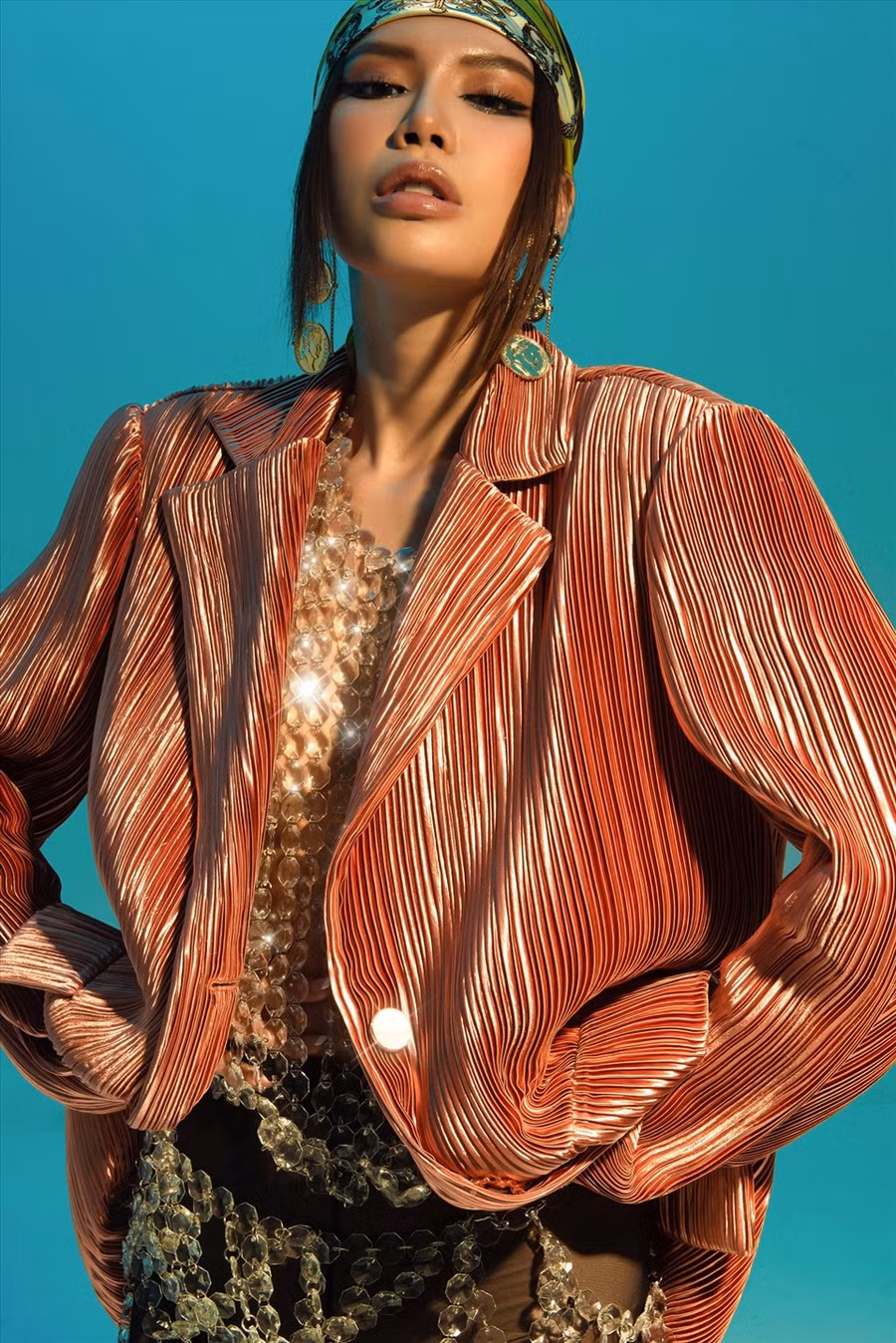 Mới đây, Minh Tú xuất hiện với vai trò giám khảo khách mời của chương trình The Face Online 2021. Trước đó, thông tin Minh Tú chính thức trở thành giám khảo của cuộc thi Hoa khôi ngôi sao thể thao Việt Nam (Miss Fitness Star Vietnam) hay vai trò giám khảo của cuộc thi Hoa hậu Môi trường Việt Nam càng khẳng định vị trí của cô trong làng mẫu Việt. Ảnh: NSCC. 