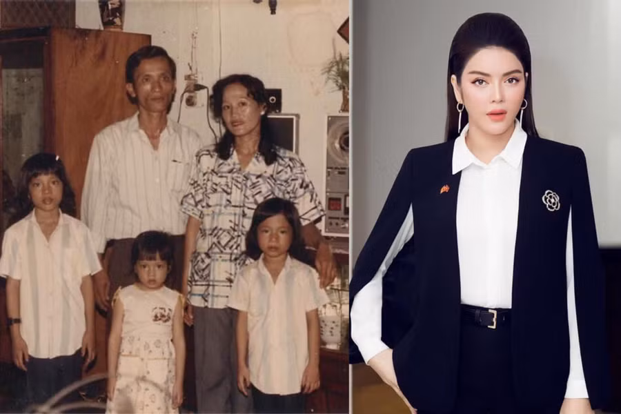 Hình ảnh hiếm hoi lúc bé của Lý Nhã Kỳ. Cô tiết lộ từ nhỏ đã rất điệu, không chịu mặc quần và áo sơ mi. Thay vào đó, cô thích diện váy nữ tính. 