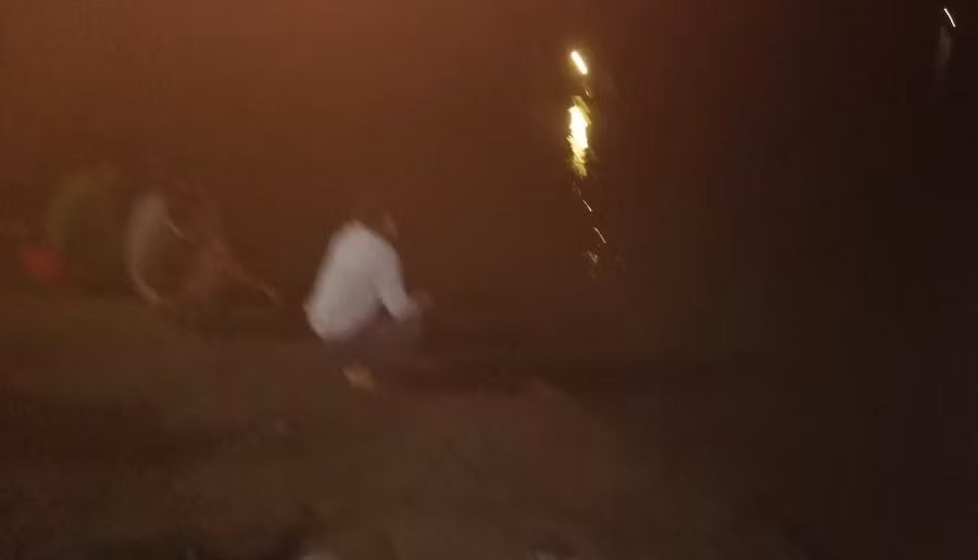 Hiện trường vụ việc.