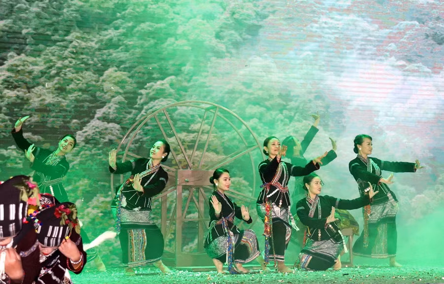 Hình ảnh một hoạt động nghệ thuật của Tuần Du lịch-Văn hóa Lai Châu năm 2020. (Ảnh: BTC)