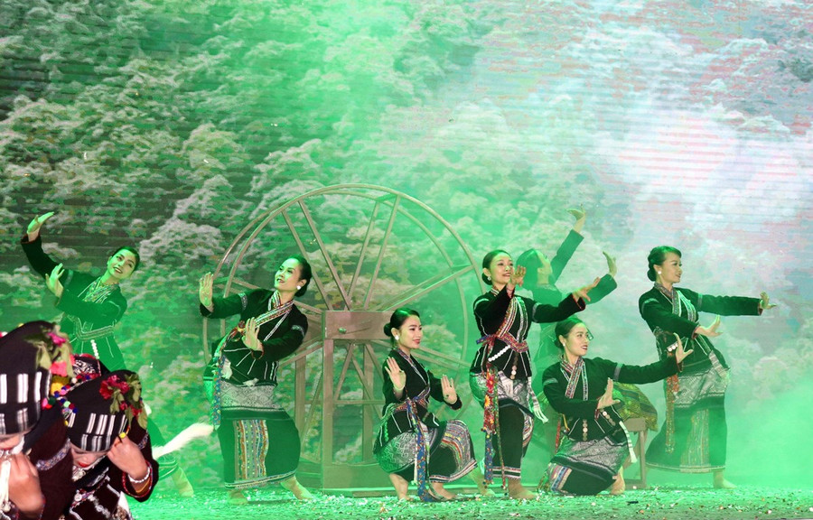Hình ảnh một hoạt động nghệ thuật của Tuần Du lịch-Văn hóa Lai Châu năm 2020. (Ảnh: BTC)