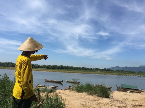  Khu vực sông Trà Khúc, nơi xảy ra vụ việc