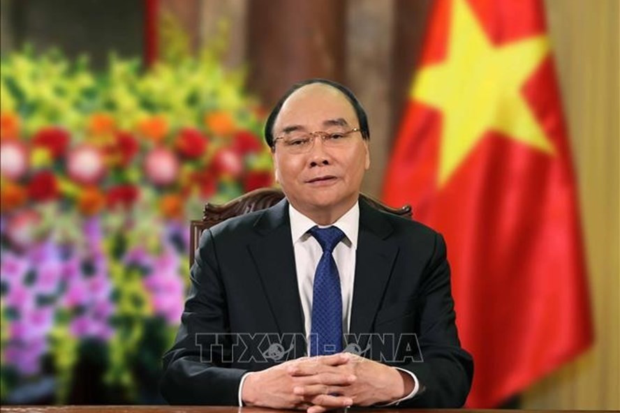 Chủ tịch nước Nguyễn Xuân Phúc. Ảnh: Thống Nhất/TTXVN