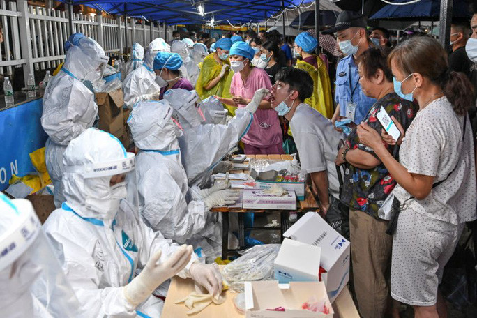 TP Quảng Châu ghi nhận 41 ca nhiễm trong cộng đồng từ ngày 21-5 đến ngày 1-6. Ảnh: Reuters TP Quảng Châu ghi nhận 41 ca nhiễm trong cộng đồng từ ngày 21-5 đến ngày 1-6. Ảnh: Reuters