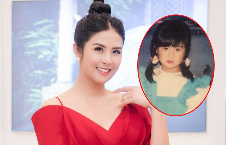 Vẻ đáng yêu của Ngọc Hân lúc bé khiến nhiều người thích thú - Ảnh: FBNV Vẻ đáng yêu của Ngọc Hân lúc bé khiến nhiều người thích thú - Ảnh: FBNV
