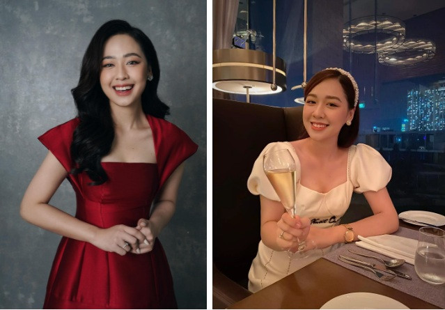 Cận gương mặt xinh đẹp và nụ cười tỏa nắng của BTV Hà My. (Ảnh: FBNV)