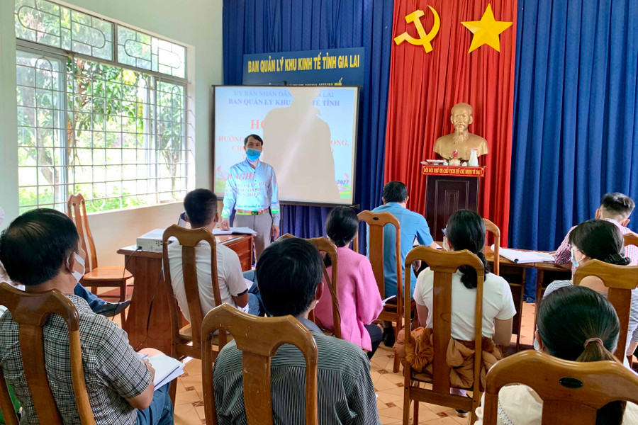 Quang cảnh lớp tập huấn. Ảnh: Như Nguyện