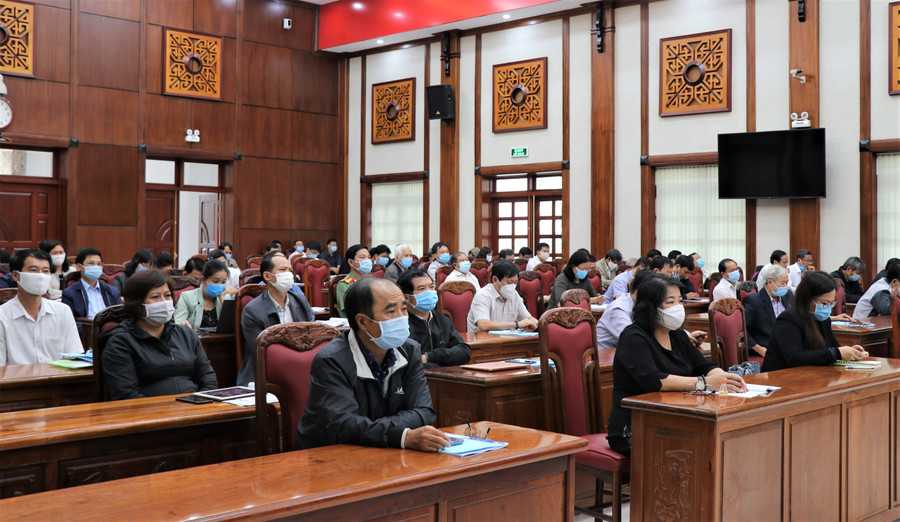 Quang cảnh hội nghị sơ kết Chỉ thị số 05-CT/TW tại điểm cầu tỉnh Gia Lai. Ảnh: Phương Linh Quang cảnh hội nghị sơ kết chỉ thị số 05 tại điểm cầu tỉnh Gia Lai-Ảnh Phương Linh